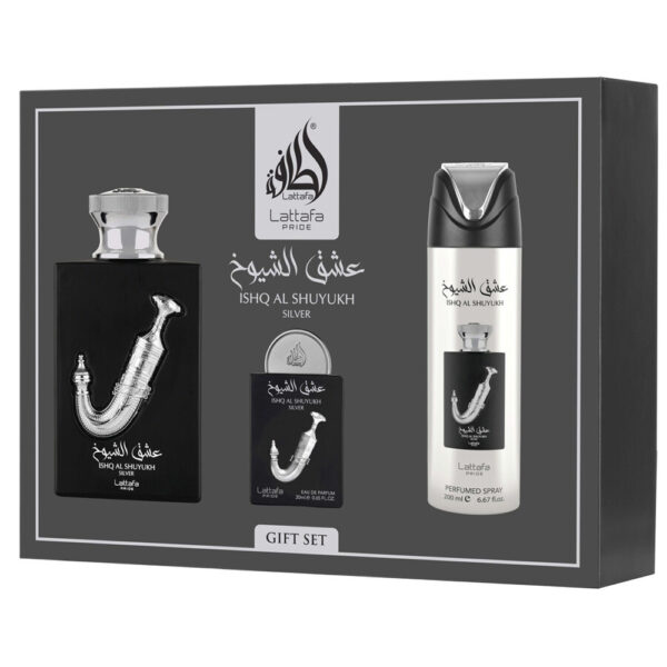 lattafa Ishq Al Shuyukh Silver for Men