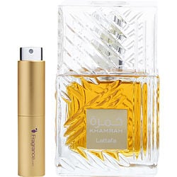 Lattafa Khamrah EAU DE PARFUM SPRAY 0.27 OZ Travel Spray