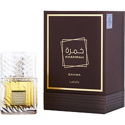 Lattafa Khamrah Qahwa by Lattafa EAU DE PARFUM SPRAY 3.4 OZ
