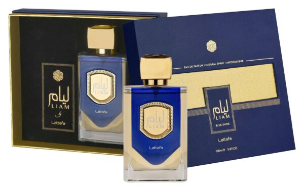 Lattafa Liam Blue Shine Eau de Parfum for Unisex – 3.4 oz
