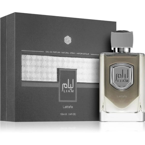 Lattafa Liam Grey Eau de Parfum for Unisex – 3.4 oz