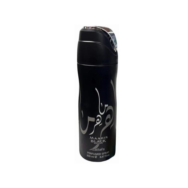 Lattafa Maahir Black Edition Body Spray for Unisex – 6.67 oz