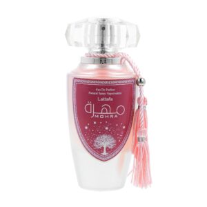 Lattafa Mohra Silky Rose Eau de Parfum for Women – 3.4 oz
