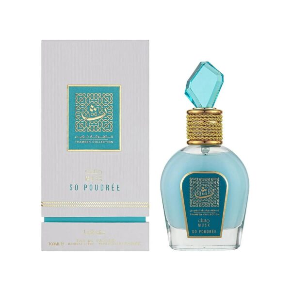 Lattafa Musk So Poudree Thameen Collection Eau de Parfum for Unisex – 3.4 oz