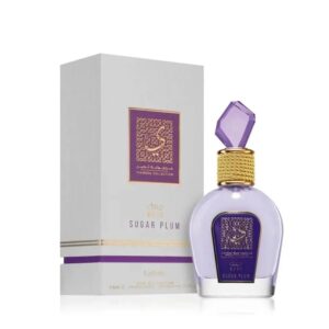 Lattafa Musk Sugar Plum Thameen Collection Eau de Parfum for Women – 3.4 oz