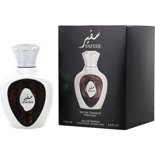 lattafa Niche Emarati Safeer Eau de Parfum for Unisex – 3.4 oz