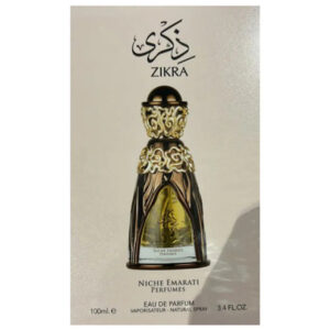 lattafa Niche Emarati Zikra Eau de Parfum for Unisex – 3.4 oz