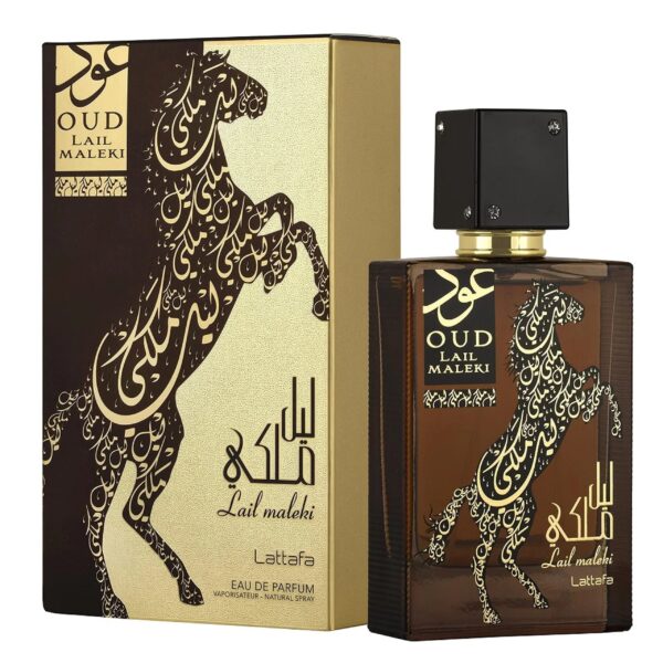 Lattafa Oud Lail Maleki Eau de Parfum for Unisex – 3.4 oz