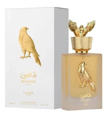 Lattafa Pride Shaheen Gold Eau de Parfum for Unisex – 3.4 oz