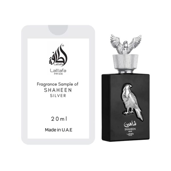 Lattafa Pride Shaheen Silver Eau de Parfum for Unisex – 0.67 oz