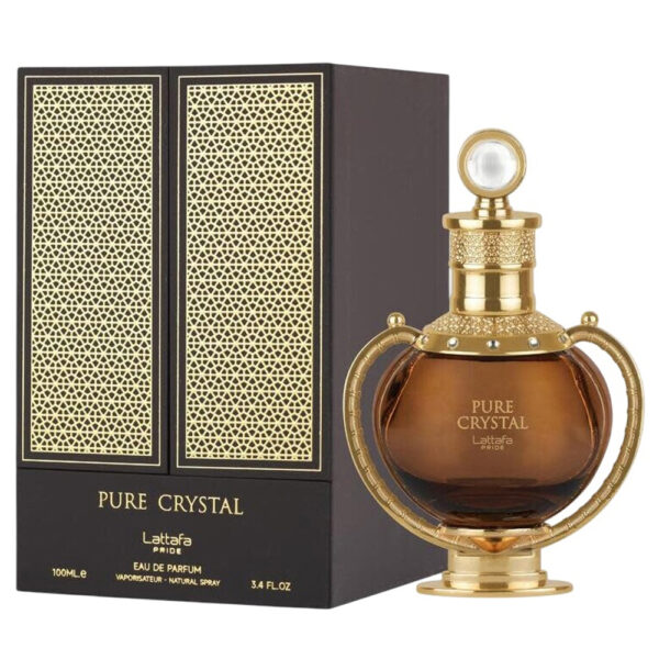 lattafa Pure Crystal Eau de Parfum for Women – 3.4 oz