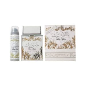 Lattafa Pure Musk Eau de Parfum for Unisex – 2 piece gift set