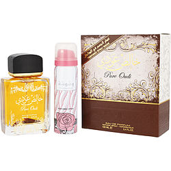 Lattafa Pure Oudi Unisex Eau de Parfum Spray & Deodorant Set