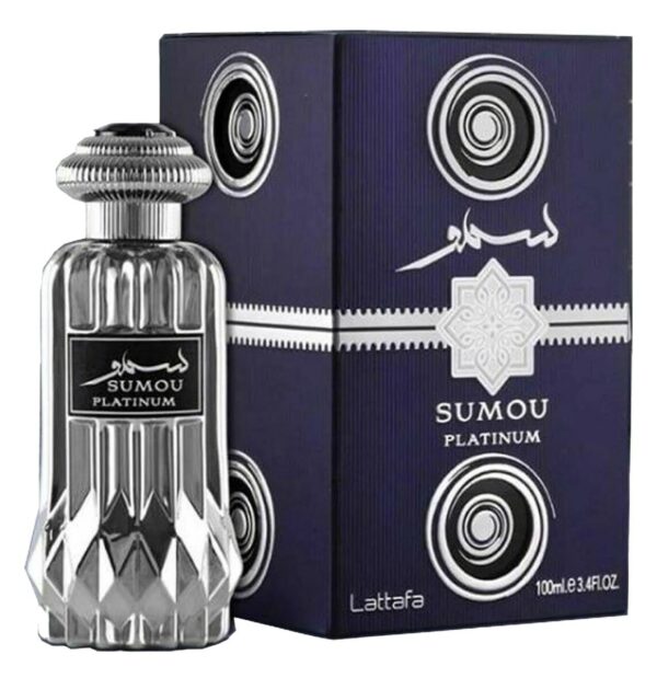 Lattafa Sumou Platinum Eau de Parfum for Unisex – 3.4 oz
