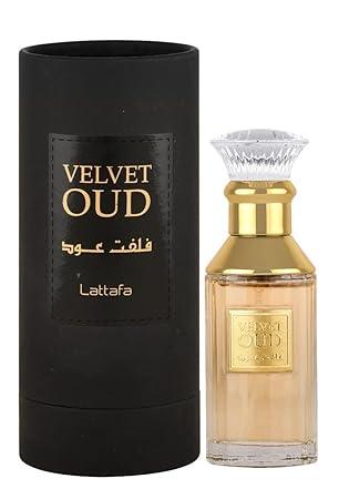 Lattafa Velvet Oud Eau de Parfum for Unisex – 3.4 oz
