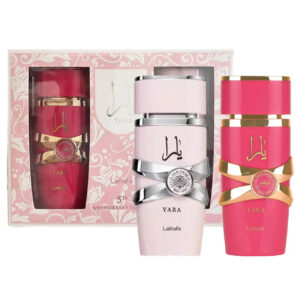 Lattafa Yara 5th Anniversary Edition Eau de Parfum for Women – 2 piece gift set