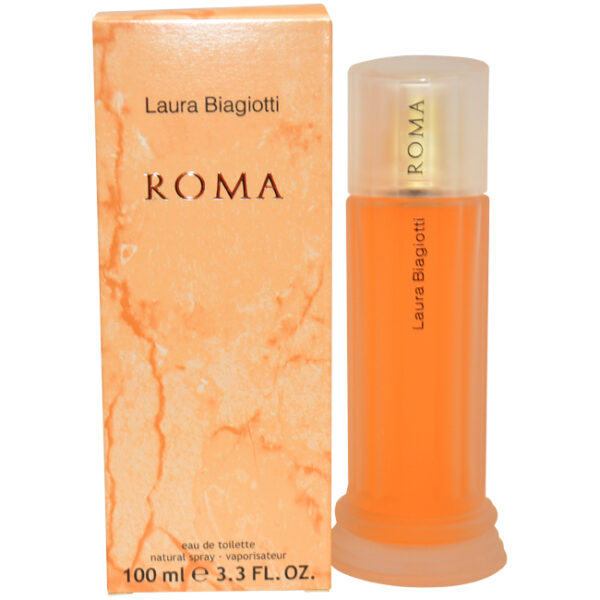 Laura Biagiotti Roma Eau de Toilette for Women – 3.4 oz