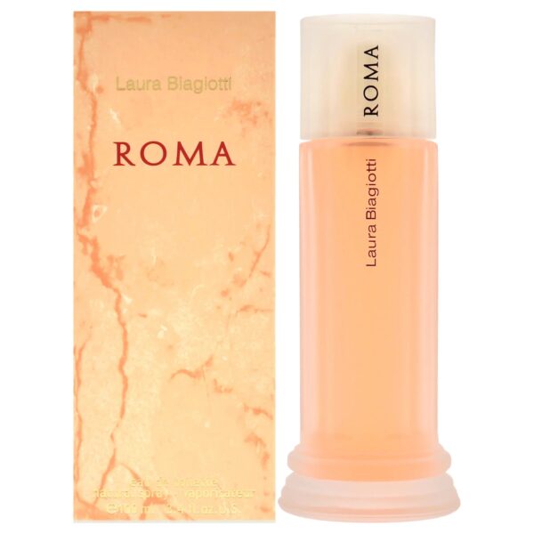 Laura Biagiotti Roma Eau de Toilette for Women – 3.4 oz