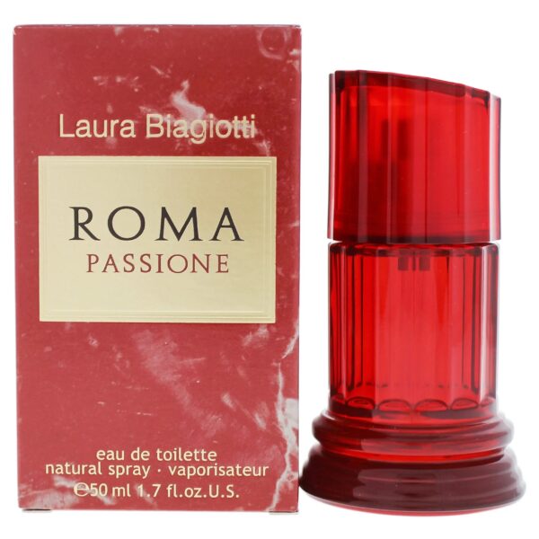 Laura Biagiotti Roma Passione Eau de Toilette for Women – 1.7 oz