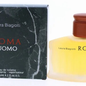 Laura Biagiotti Roma Uomo Eau de Toilette for Men – 4.2 oz