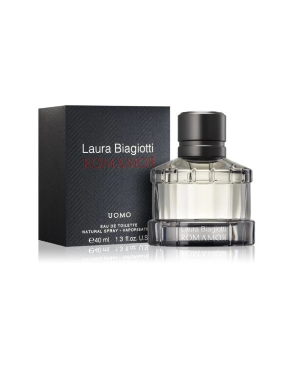 Laura Biagiotti Romamor Uomo Eau de Toilette for Men – 1.4 oz