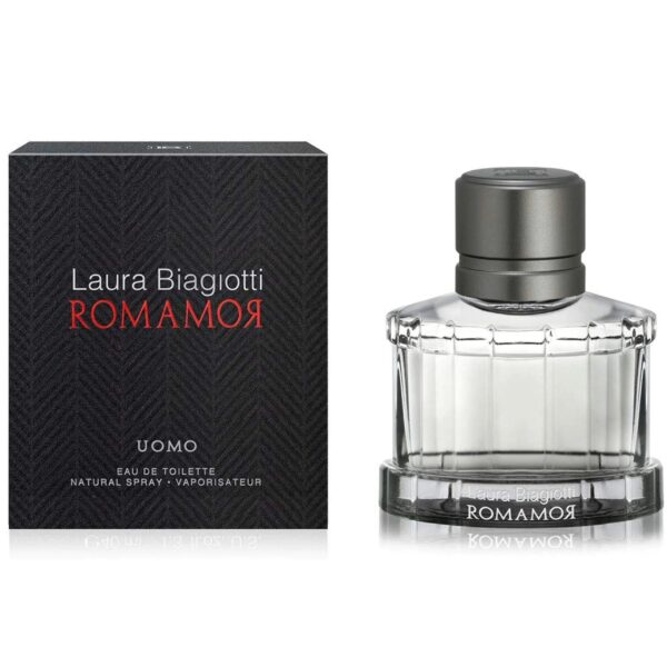 Laura Biagiotti Romamor Uomo Eau de Toilette for Men – 4.2 oz