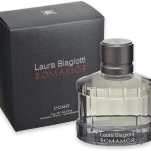 Laura Biagiotti Romamor Uomo Eau de Toilette for Men – 2.5 oz