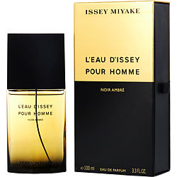 L'eau D'issey Pour Homme Noir Ambre by Issey Miyake 3.3 OZ