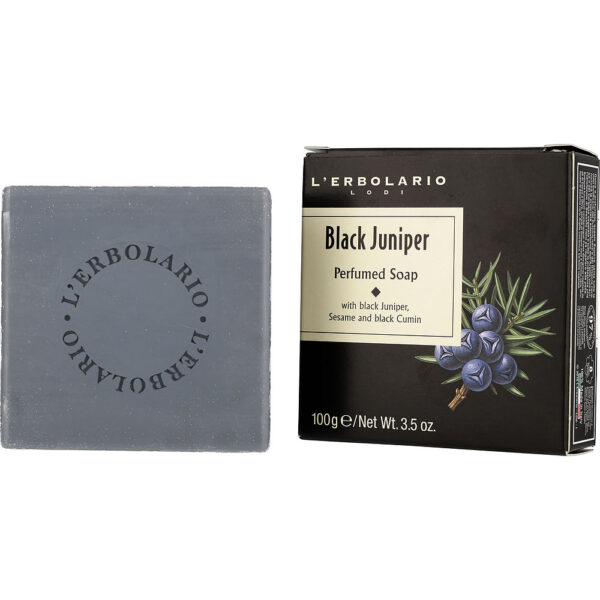 L'erbolario Black Juniper Perfumed Soap 100g/3.5oz Unisex