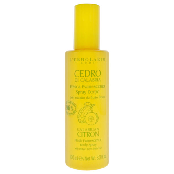 L'erbolario Calabrian Citron Fesh Evanescense Body Spray for Unisex