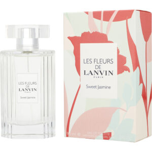 Les Fleurs De Lanvin Sweet Jasmine Eau de Toilette for Women – 3 oz