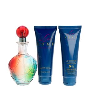Live Luxe by Jennifer Lopez EAU DE PARFUM SPRAY 3.4 OZ & BODY LOTION 2.5 OZ & SHOWER GEL 2.5 OZ for WOMEN