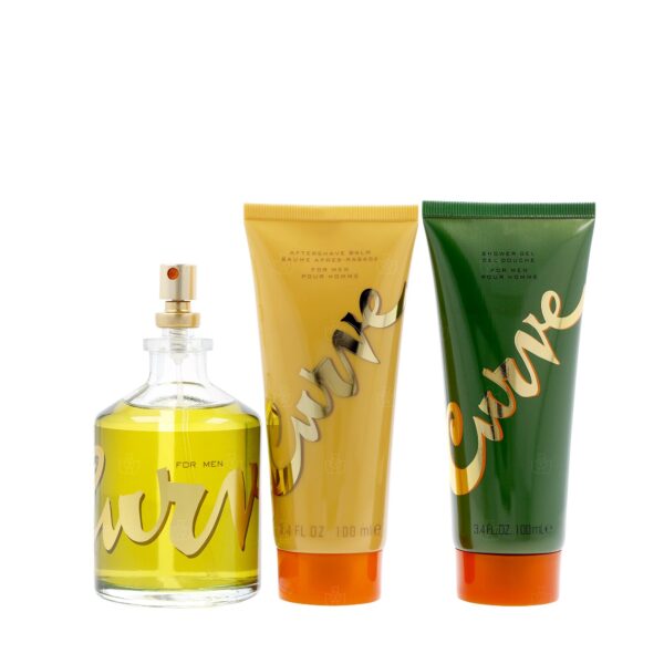Liz Claiborne Curve 3 piece v2 Eau de Cologne for Men – 3 piece gift set - v2