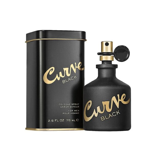 Liz Claiborne Curve Black Eau de Cologne for Men – 2.5 oz