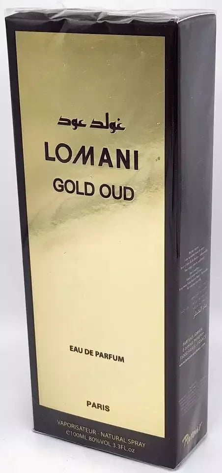 Lomani Gold Oud Eau de Parfum for Men – 3.3 oz
