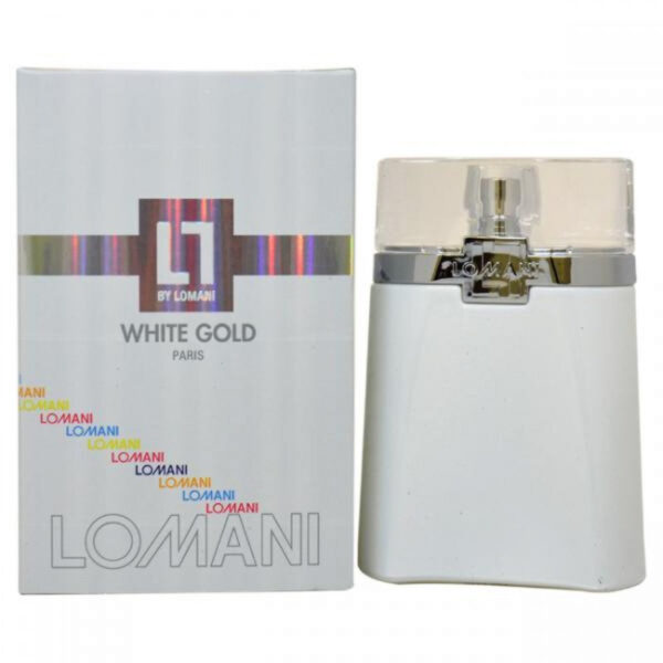 Lomani White Gold Eau de Toilette for Men – 3.3 oz