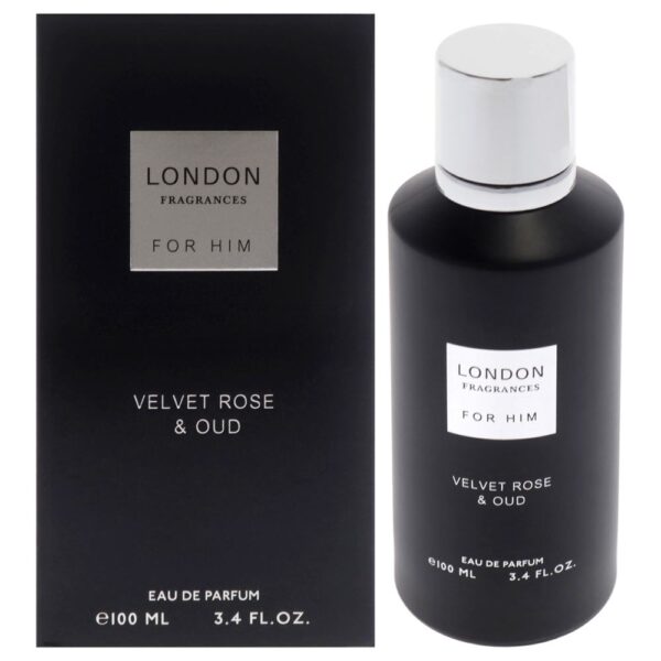 London Fragrances Velvet Rose & Oud Eau de Parfum for Unisex