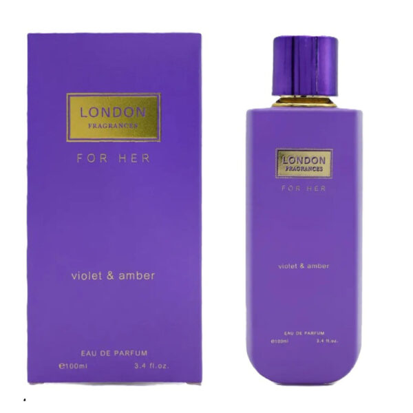 London Fragrances Violet & Amber Eau de Parfum for Unisex