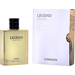 Lonkoom Legend Classic Gold EDT Spray 3.4 oz for Men