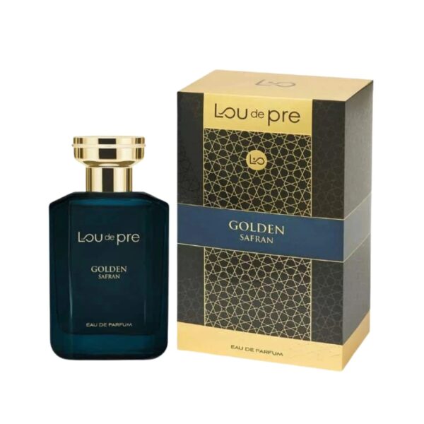Lou De Pre Golden Safran Eau de Parfum for Men – 3 oz