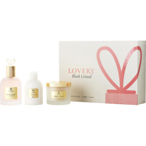 Lovery Blush Cristal Fragrance Set for Women | 3-Piece Collection