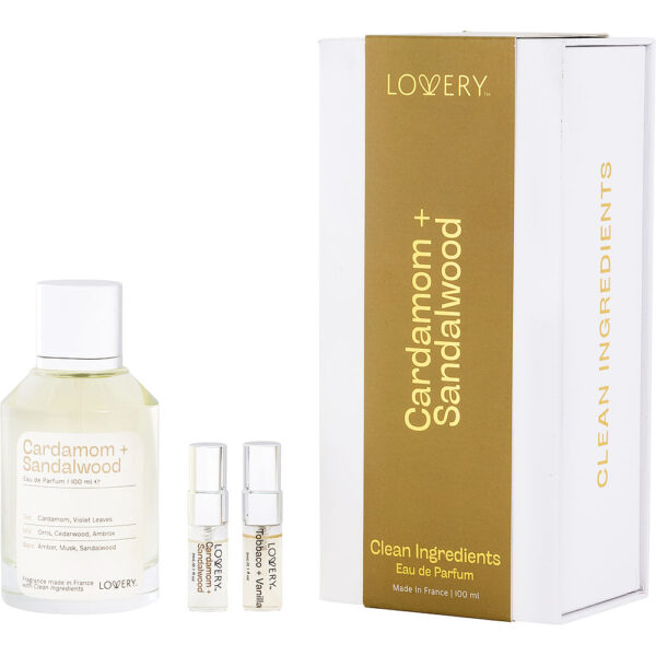 Lovery Cardamom + Sandalwood UNISEX Fragrance Gift Set