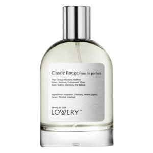 Lovery Classic Rouge Inspired by Baccarat Rouge 540 Oval Bottle Eau de Parfum for Unisex