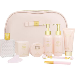 Lovery Enchanted Rose Unisex EAU DE PARFUM SPRAY 2.5 OZ & 9-Piece Bath & Skincare Set