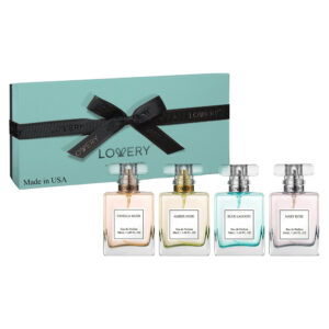 Lovery Floral Sampler Gifts Green Gift Box Parfum for Women