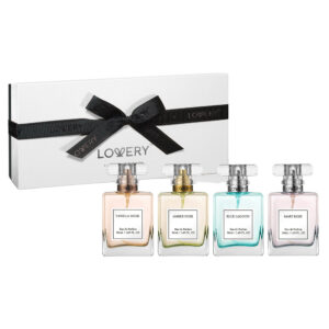 Lovery Floral Sampler Gifts White Gift Box Parfum for Women