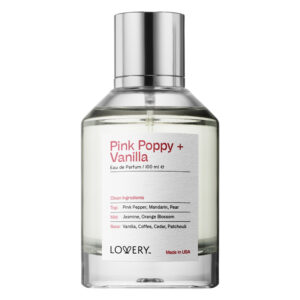 Lovery Pink Poppy & Vanilla Inspired by YSL Black Opium Cylindrical Bottle Eau de Parfum for Women