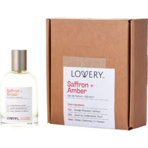 Lovery Saffron + Amber Eau de Parfum for Unisex – 3.38 oz