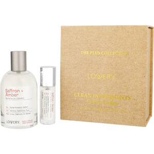 Lovery Saffron + Amber EAU DE PARFUM SPRAY Set for UNISEX