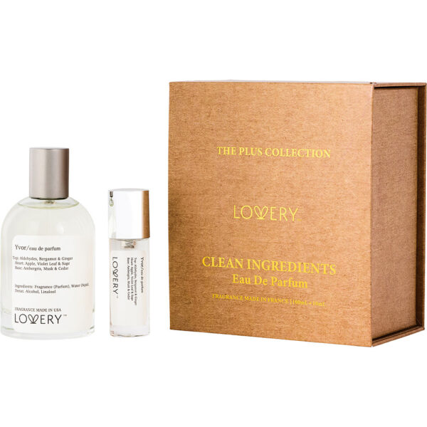 Lovery Yvor Eau de Parfum Spray for Men - 3.38 oz + 0.33 oz Mini